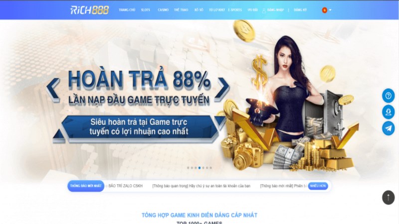 Khuyến mãi Rich888 chào đón tân binh với nhiều sự kiện hot